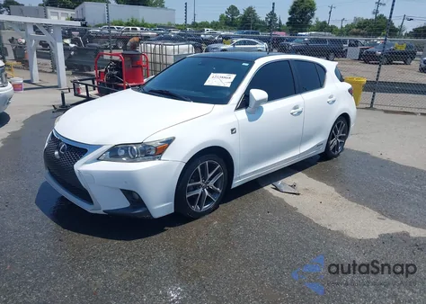 2014 Lexus Ct 200H из США, поврежденный, VIN JTHKD5BH4E2194507